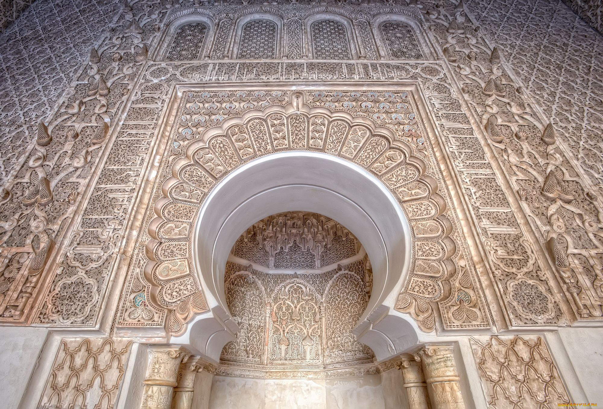 ben, youssef, madrasa, marrakech, morocco, 